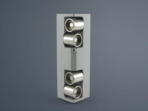 Can-Am Drywall Inside Corner Roller Four Wheel Head Only