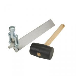 Hyde Drywall Metal Corner Bead Clinch Tool with Mallet
