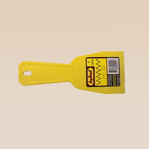 Ingersoll V Notch Trowel Plastic 3 Inch Handle 2 Notch Sizes