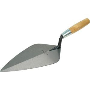 Marshalltown Brick Trowel London Pattern 12 Inch Wide Wooden Handle