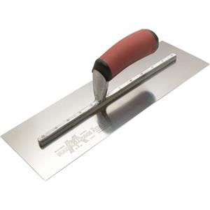 Marshalltown Drywall Curved Stainless Steel Trowel 11x41/2 Inch Durasoft Handle