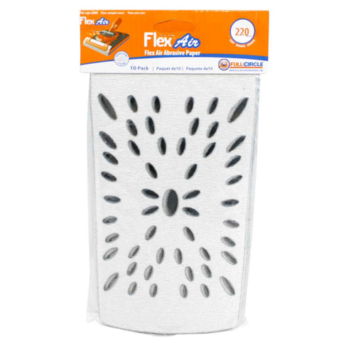 FlexAir Sandpaper Sheets Stearated 150-220 Grit 10 Packs