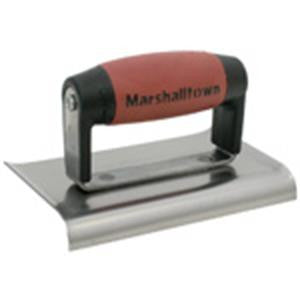 Marshalltown Concrete Curved End Edger Stainless Steel  Lip 1/2 Inch Radius 3/8 Inch 