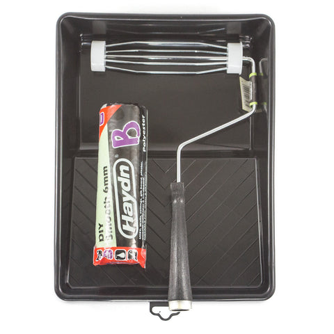 Haydn Paint Kit Roller Sleeve Frame Tray 180mm