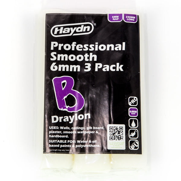 Haydn Paint Roller Sleeve Pro Smooth 230mm 6mm Nap