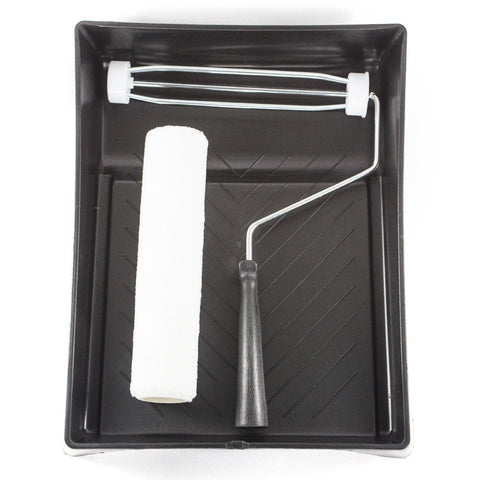 Haydn Paint Kit Roller Sleeve Smooth 230mm 6mm Nap Tray Frame