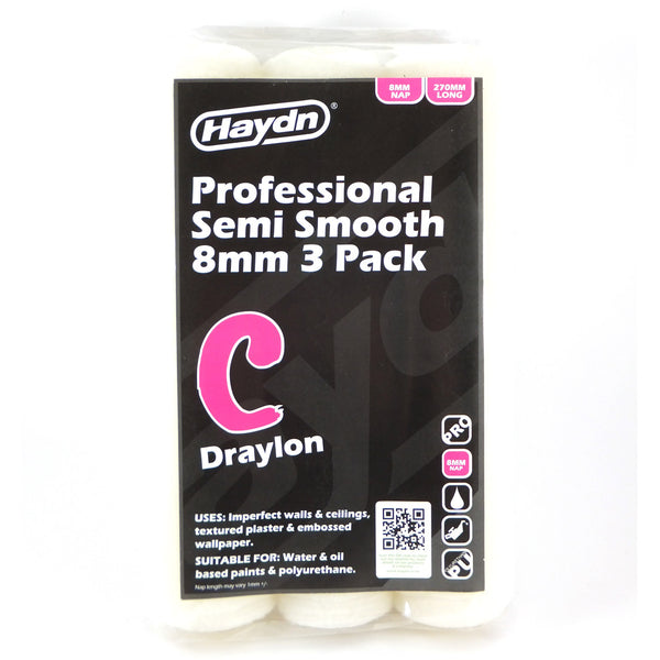 Haydn Paint Roller Sleeve Semi Smooth 270mm 8mm Nap