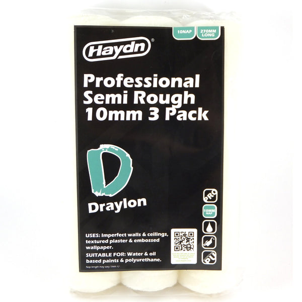 Haydn Paint Roller Sleeve Pro Semi Rough 270mm 10mm Nap