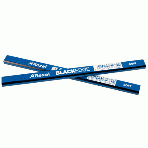 Blackedge Soft Carpenters Pencil 12 Pack