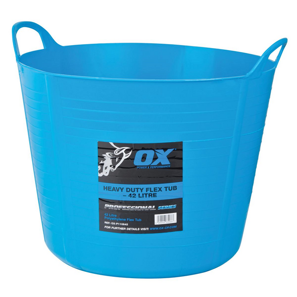 OX Pro Rubber Bucket 40 Litre Heavy Duty