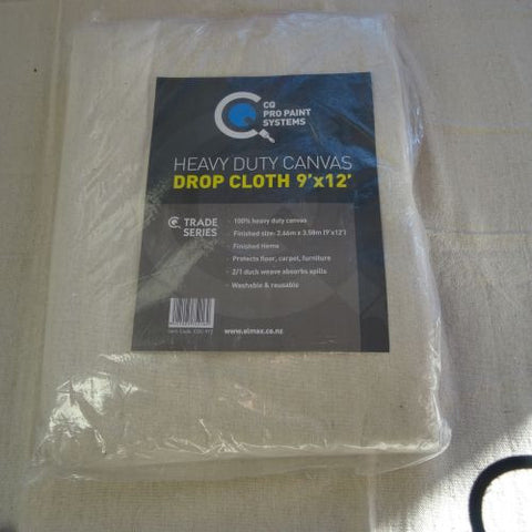 CQ Canvas Drop Cloth 9' x 12' Standard Size