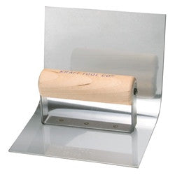 Kraft Concrete Gutter Forming Tool with Wood Handle