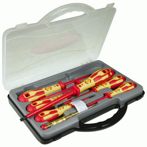 9 Piece Screwdriver Set VDE