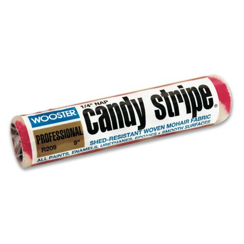 Wooster Candy Stripe 230mm 6mm Nap Roller Sleeve