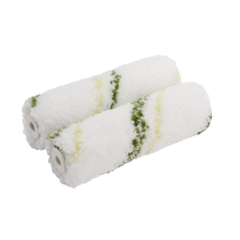 Mini Paint Rollers Microfibre 100mm Wide 9mm Nap Packs of 2 Or 10