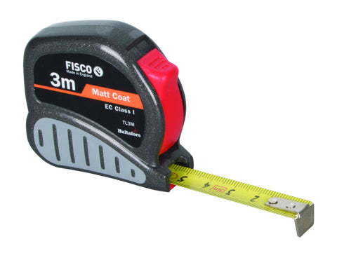 Fisco Tri-Lok Accurate Tape Measure 3m x 13mm