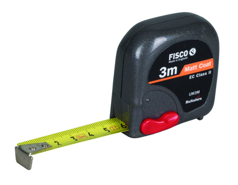 Fisco Compact Tape Measure Rounded Case