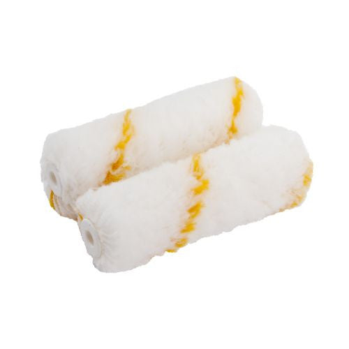 Industrial Mini Paint Rollers 100mm Wide 12mm Woven Pile Packs of 2 Or 12