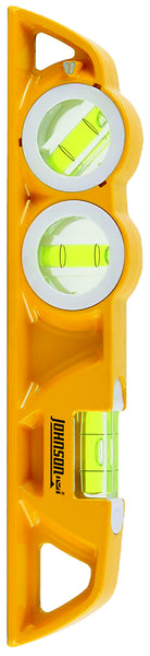 Torpedo Level 3 Vials Magnetic Aluminium Johnson