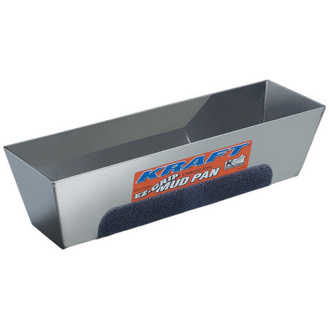 Kraft Drywall Mud Pan Stainless Steel 14 Inch EZ-grip