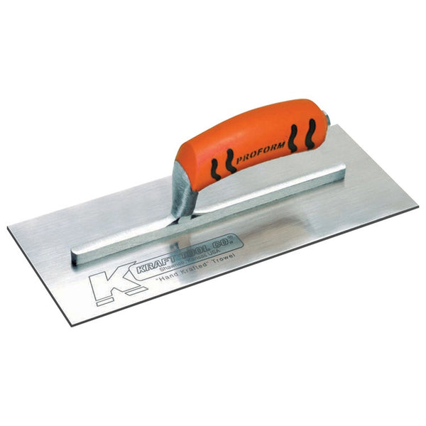 Kraft Cement Trowel Stainless Steel 12"x5" with Proform Handle