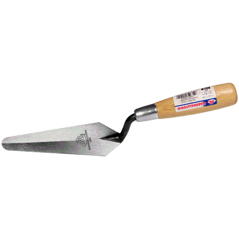 Marshalltown Pointing Trowel Round Nose 140x48mm Wooden Handle