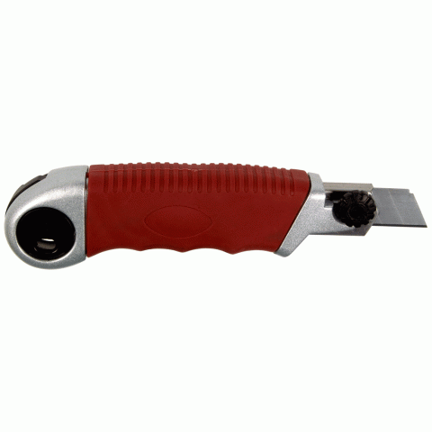 Marshalltown Snap Off Knife 18mm Auto Load Zinc Soft Grip Handle