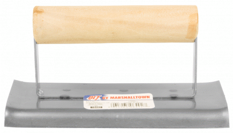 Marshalltown Concrete Curved Edger 150x70mm Radius 3/8 Inch Economy