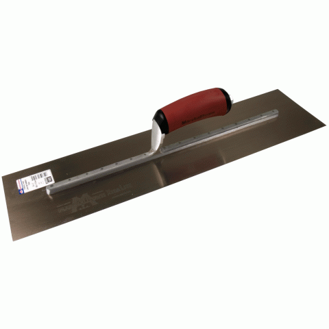 Marshalltown Finishing Trowel Gold Stainless Steel 500x125mm Durasoft Handle 