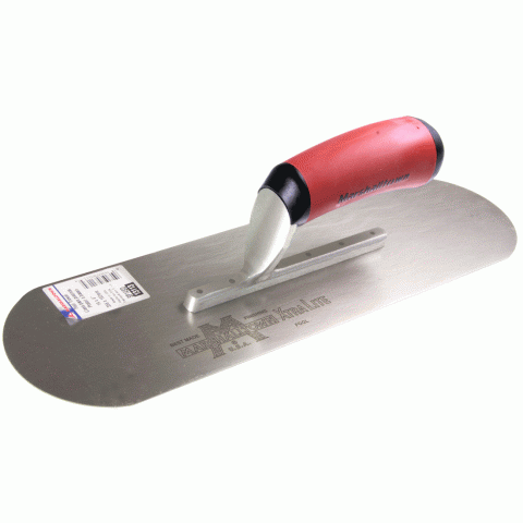 Marshalltown Concrete Pool Trowel 350x100mm DuraSoft Handle