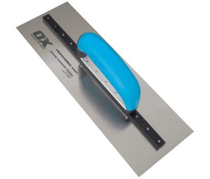 OX Professional Stainless Steel Square Finishing Trowel