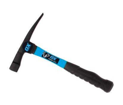 OX Trade 24oz Brick Hammer with Fibreglass Handle