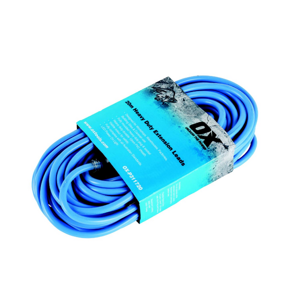 OX Pro Power Extension Lead 30m 15a Heavy Duty