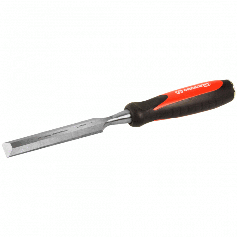 Wood Chisel High Quality Steel Blade 5 Sizes Ergo Rubber Handle