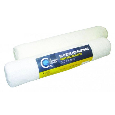 All Paints Roller Sleeve Microfibre 360mm Wide x 10mm Nap Singles Packs of 12 And 72