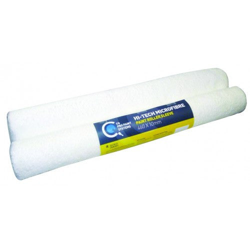 Paint Roller Sleeve Microfibre 460mm Wide 10mm Nap Singles 12 And 72 Packs