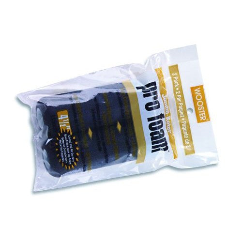 Wooster Mini Paint Roller JKoter Pro Foam 2 Sizes 2 Pack