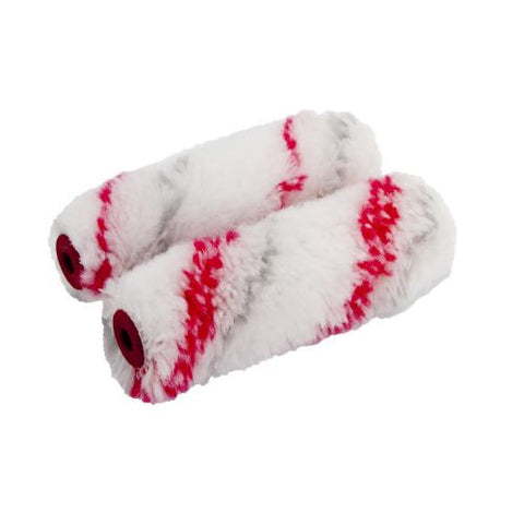 Mini Paint Rollers Nylon 100mm wide 13mm Nap Packs Of 2 Or 10