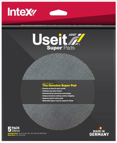 Useit Mesh Sanding Discs 80 To 220 Grit 225mm 5 Pack
