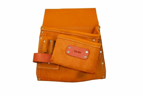 Kraft Nail Bag 5 Pocket Deluxe Leather Side Hammer Loop