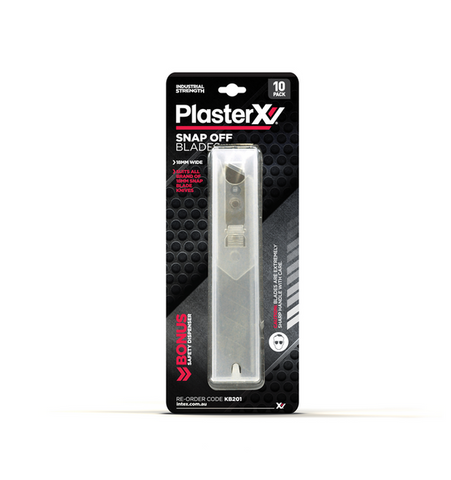 Plasterx 18mm Replacement Snap Off Blades Pack of 10