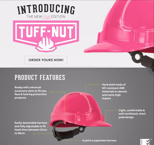 Tuff Nut Hard Hat Ratchet Harness
