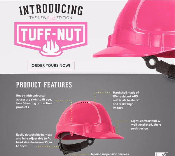 Tuff Nut Hard Hat PinLock Harness
