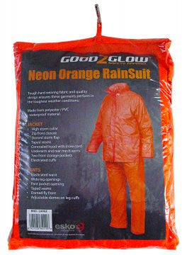 Good2Glow Rainsuit Neon Orange