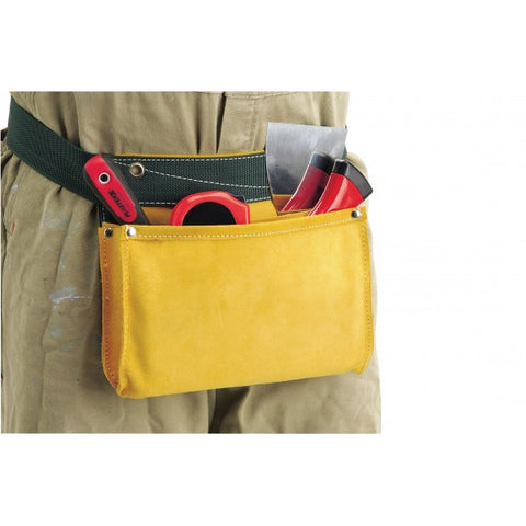 PlasterX 2 Pocket Suede Leather Nail Bag