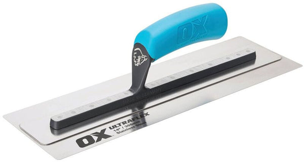 OX Finishing Trowel Ultra Flexible Stainless Steel Ergo Handle