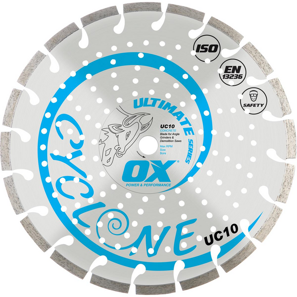 OX Segmented Diamond Blade General Purpose / Concrete 2 Sizes