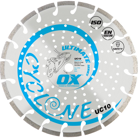 OX Segmented Diamond Blade General Purpose / Concrete 2 Sizes